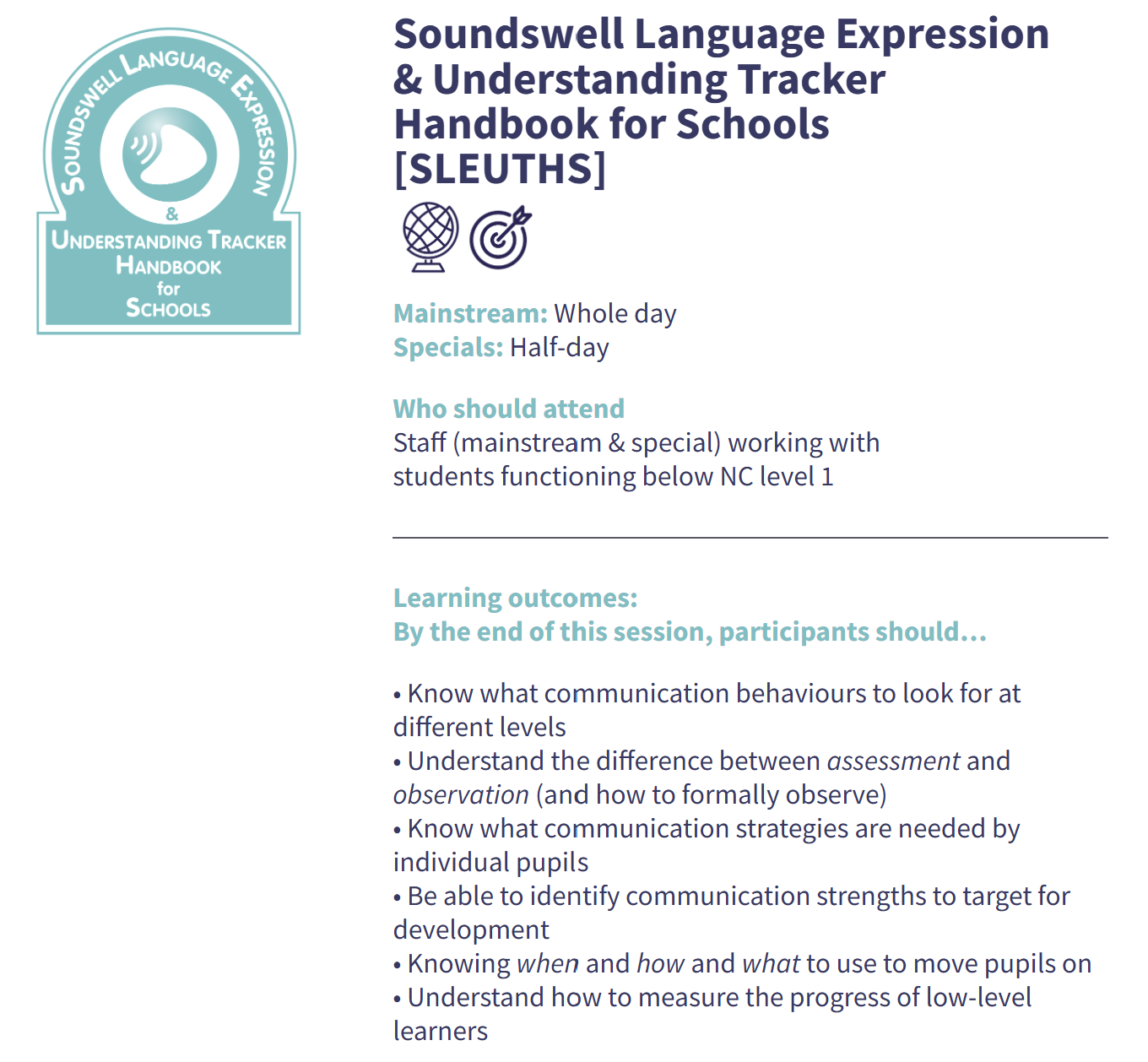 Soundswell SLEUTH training programme image