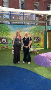 Jo Gregory, founder of Soundswell and Jay Spragg, Regional Fundraiser for Birmingham Children’s Hospital Charity